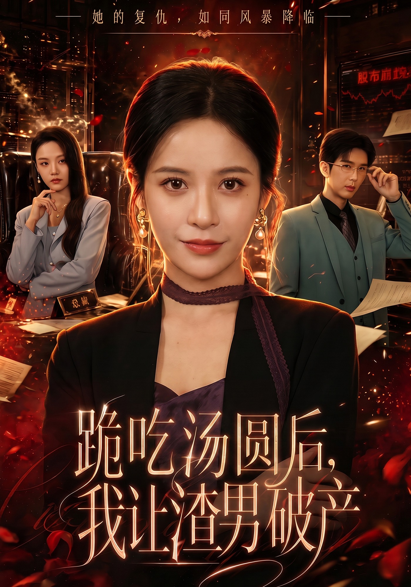 跪吃汤圆后，我让渣男破产封面图