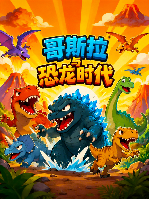 哥斯拉与恐龙时代封面图