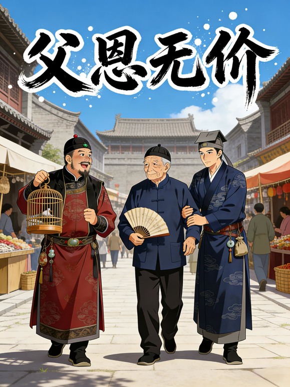 父恩无价动态漫封面图