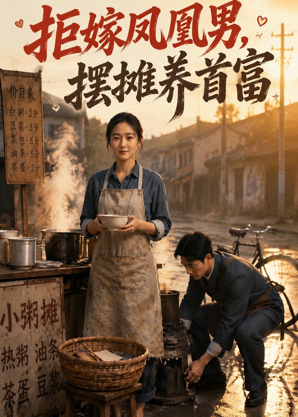拒嫁风凰男，摆摊养首富封面图
