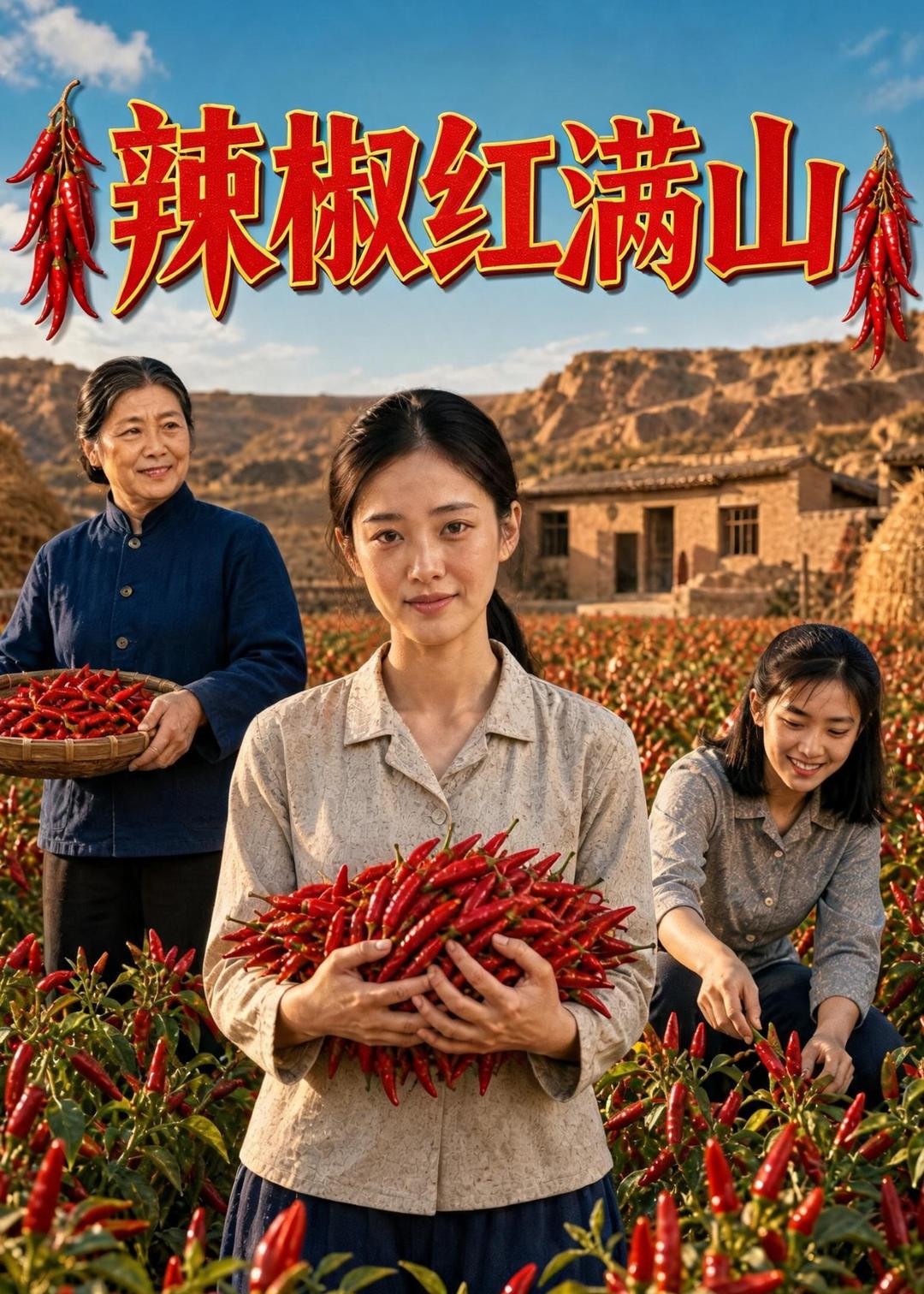 辣椒红满山封面图
