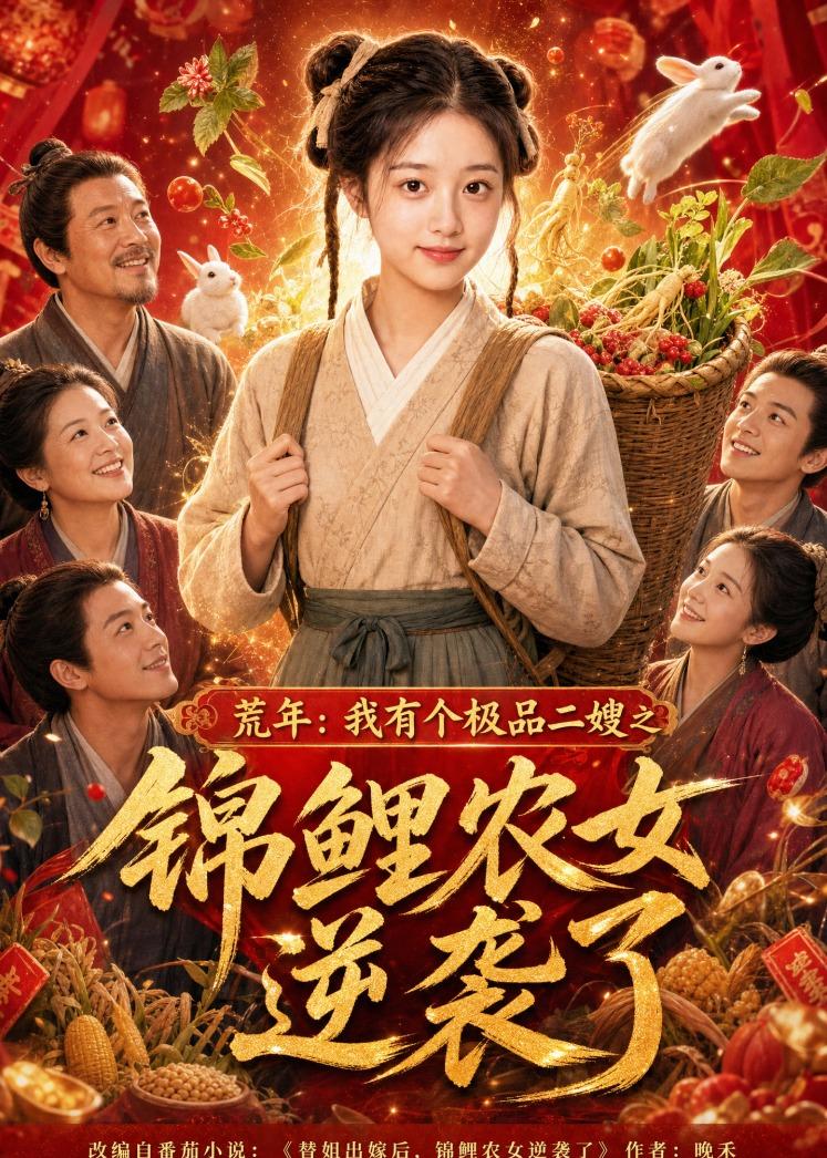 荒年：我有个极品二嫂之锦鲤农女逆袭了封面图