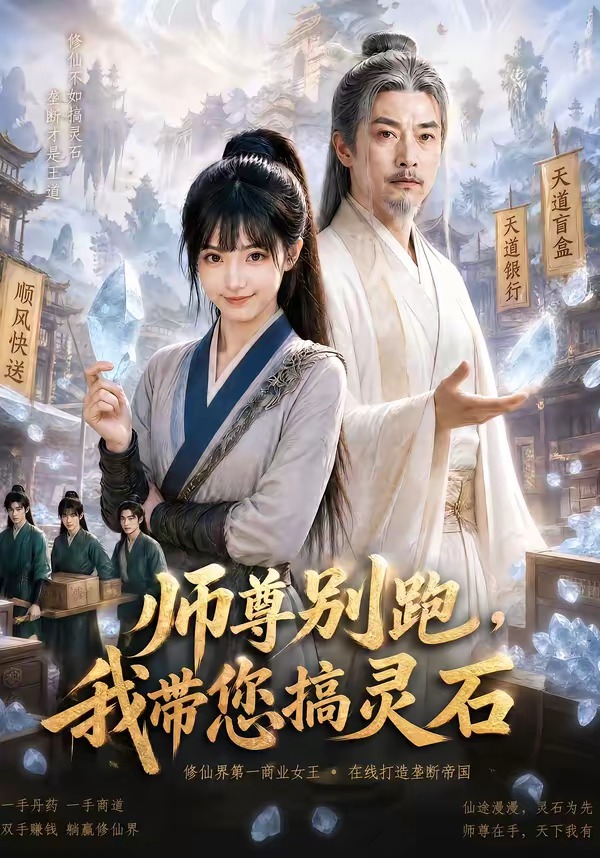 师尊别跑，我带您搞灵石封面图