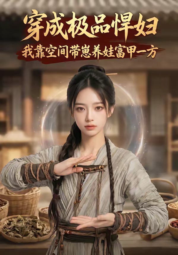 穿成极品悍妇，我靠空间带崽养娃富甲一方封面图