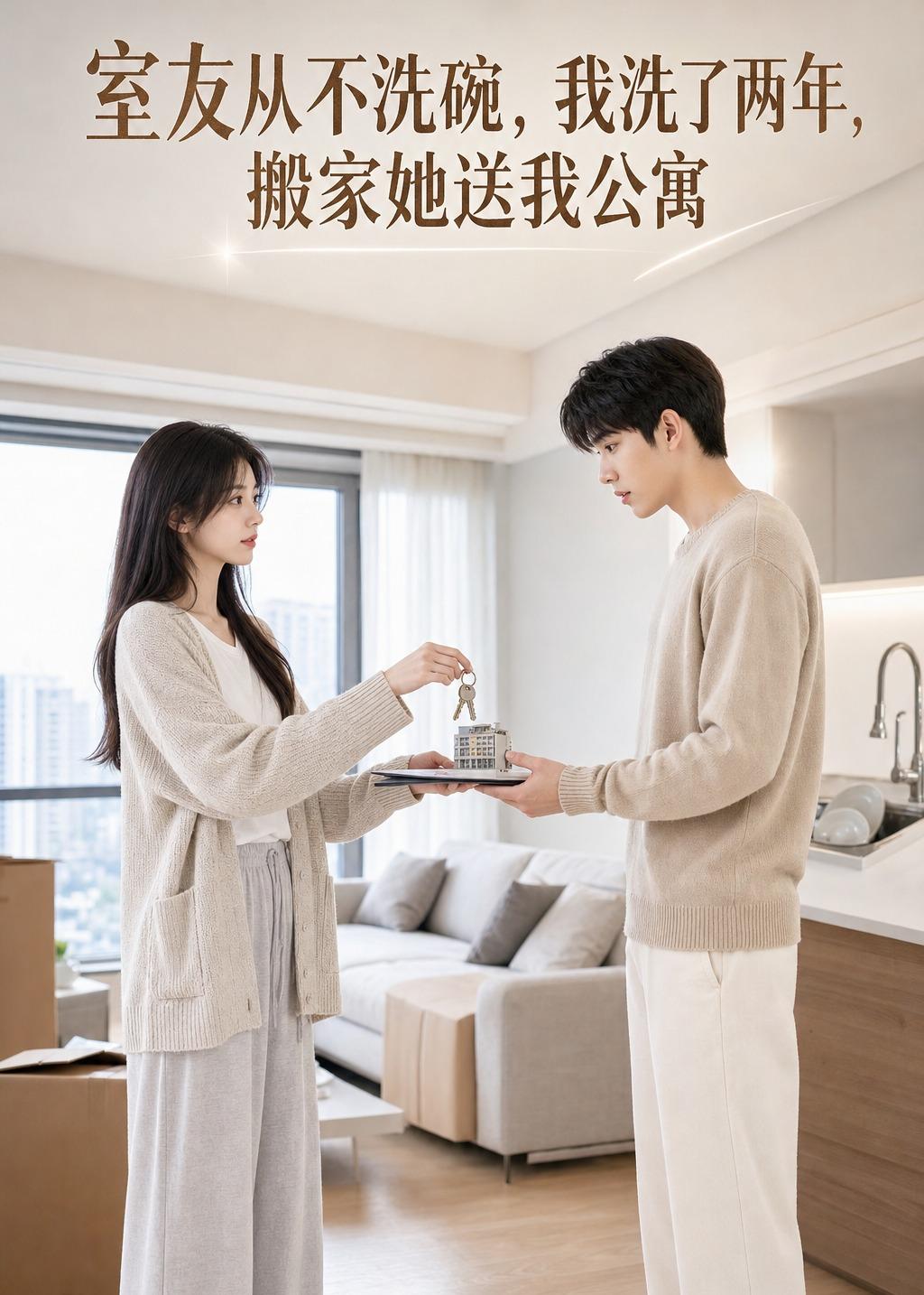 室友从不洗碗，我洗了两年，搬家她送我公寓封面图