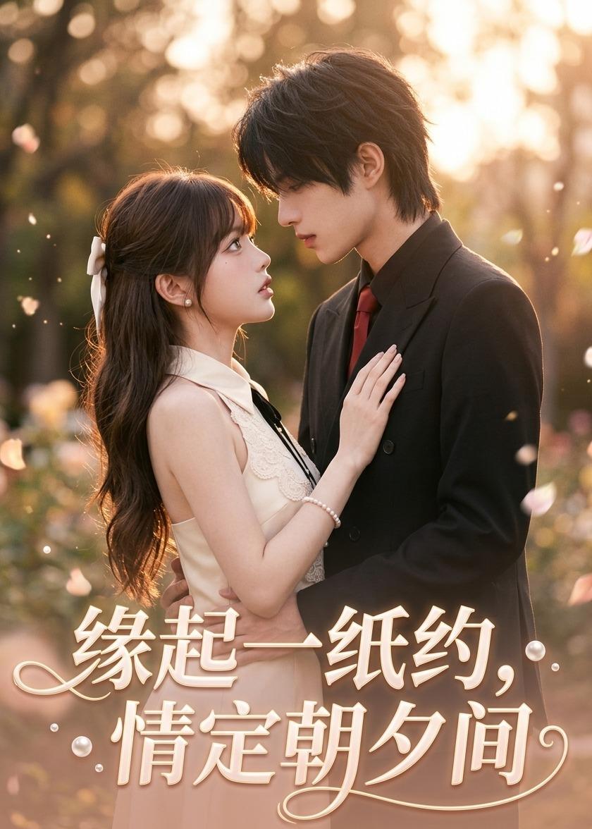 缘起一纸约，情定朝夕间封面图